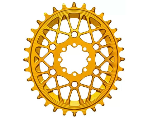 Absolute Black SRAM T-Type Oval 8-Blot Direct Mount Chainring (Gold) (Single) (30T)